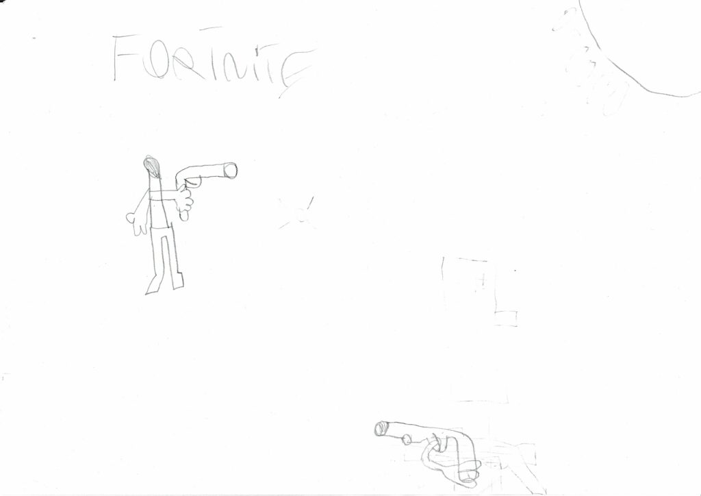 fortnite ręcznie robiona kolorowanka